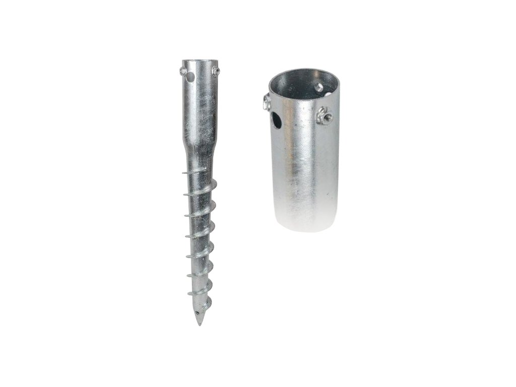 Zemní šroub o průměru 68 mm