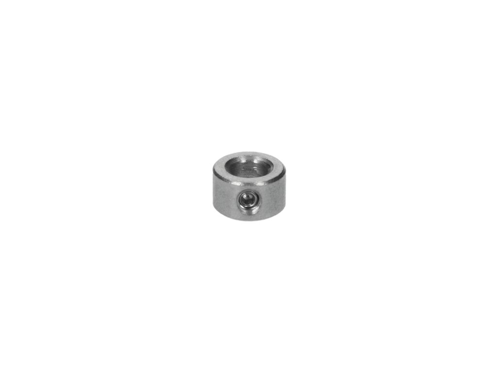 Rukojeť pro ocelové lano 3-4 mm, průměr 10 mm, výška 6 mm, broušená nerezová ocel K320, INOX AISI304