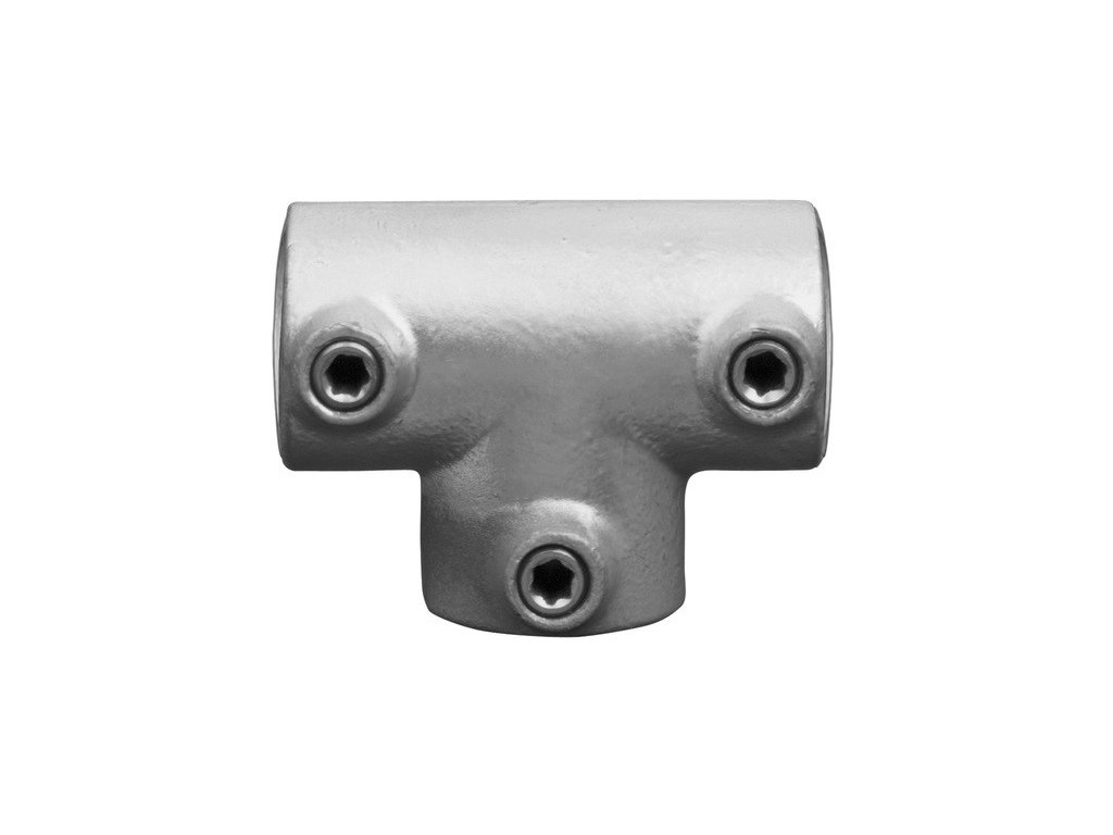 Pozinkovaná spojka pro trubky 42,4mm, tvar široké T