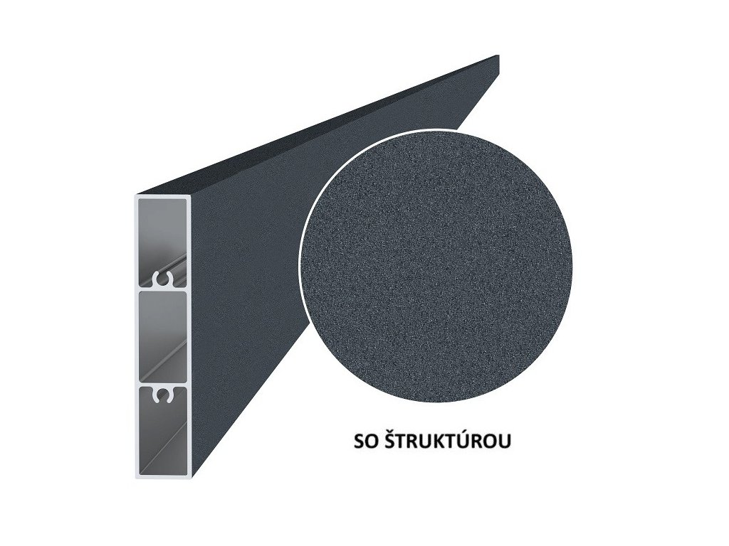 hlinikova plotova lamela 80x16 mm tvar obdlznik antracit ral7016 so strukturou 00488e66 a536 4aca b7b1 daa9f3f7fe73 1