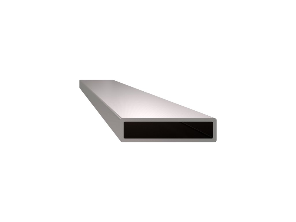 Uzavřený profil 40x10x1,5mm, nerezová ocel