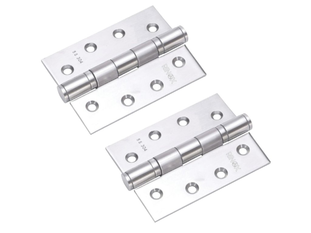 Nerezové šroubovací závěsy, INOX, 1 pár