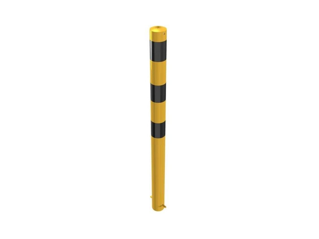 Parkovací sloupek kulatý 89x2,9x900mm, pro betonování, 489BG
