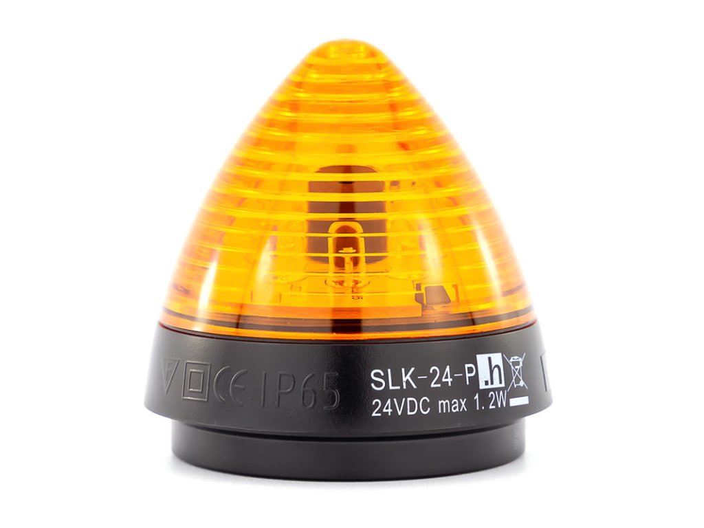 Hörmann SLK 24V-P - Výstražný maják s akustickým signálem, žlutý, 436518