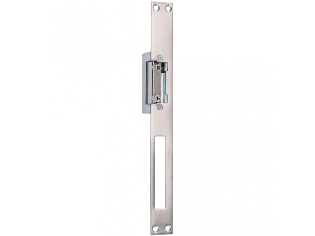 Elektrický zámek s nerezovou tyčí pro jazýčkový zámek brány, ZE-05-INOX, AC/DC