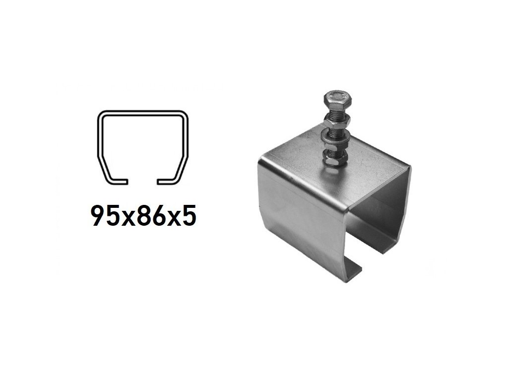 CAIS Závěsný držák pro C-profil 95x86x5 DC 90