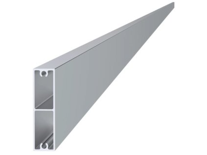 Hliníková plotová lamela 60x16 mm, obdélníkový tvar