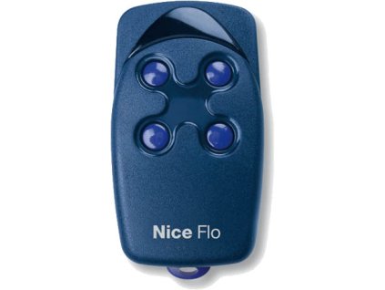NICE Flo FLO4 -<br>čtyřkanálové dálkové ovládání pro pohony s pevným kódem NICE