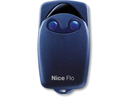 NICE Flo FLO2 -<br>dvoukanálové dálkové ovládání pro pohony s pevným kódem NICE