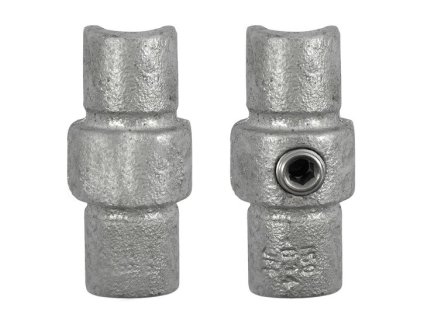 Pozinkovaná spojka pro trubky 42,4mm, vnitřní rovný spoj