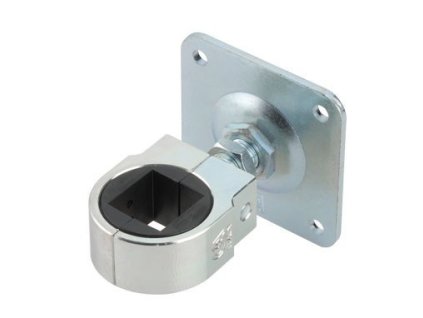 Nastavitelný závěs pro upnutí čtverce 35x35mm, M22, deska 120x120mm