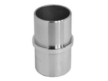 Nerezová přívodní spojka pro spojení dvou trubek ⌀42,4x2mm, AISI304, leštěná