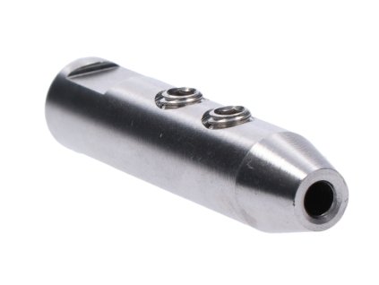 Úchytka se závitem M6 pro nerezové lano o průměru 4 mm, broušená nerezová ocel K320/ AISI304