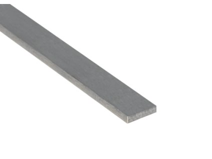 Plochá tyč z nerezové oceli 25x5mm (páskovaná), broušená nerezová ocel