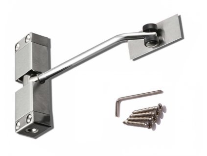 Nerezový zavírač dveří pro dveře do 40 kg, INOX