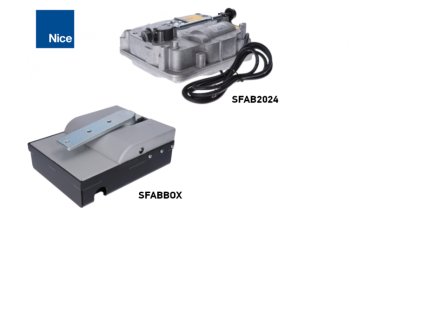 Sada podzemního pohonu NICE S-Fab SFAB2024 s boxem NICE SFABBOX