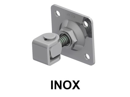 Nastavitelný šroubovací závěs s protikusem - INOX