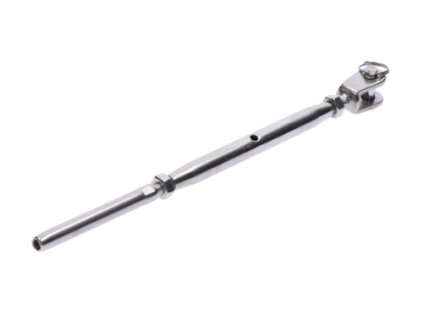 Kleště s lepicí rukojetí pro nerezový drát ø4mm, závit M6/LH6, broušená nerezová ocel K320/ AISI304