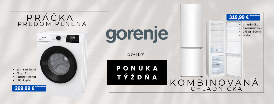 GORENJE Ponuka týždňa Január 2026