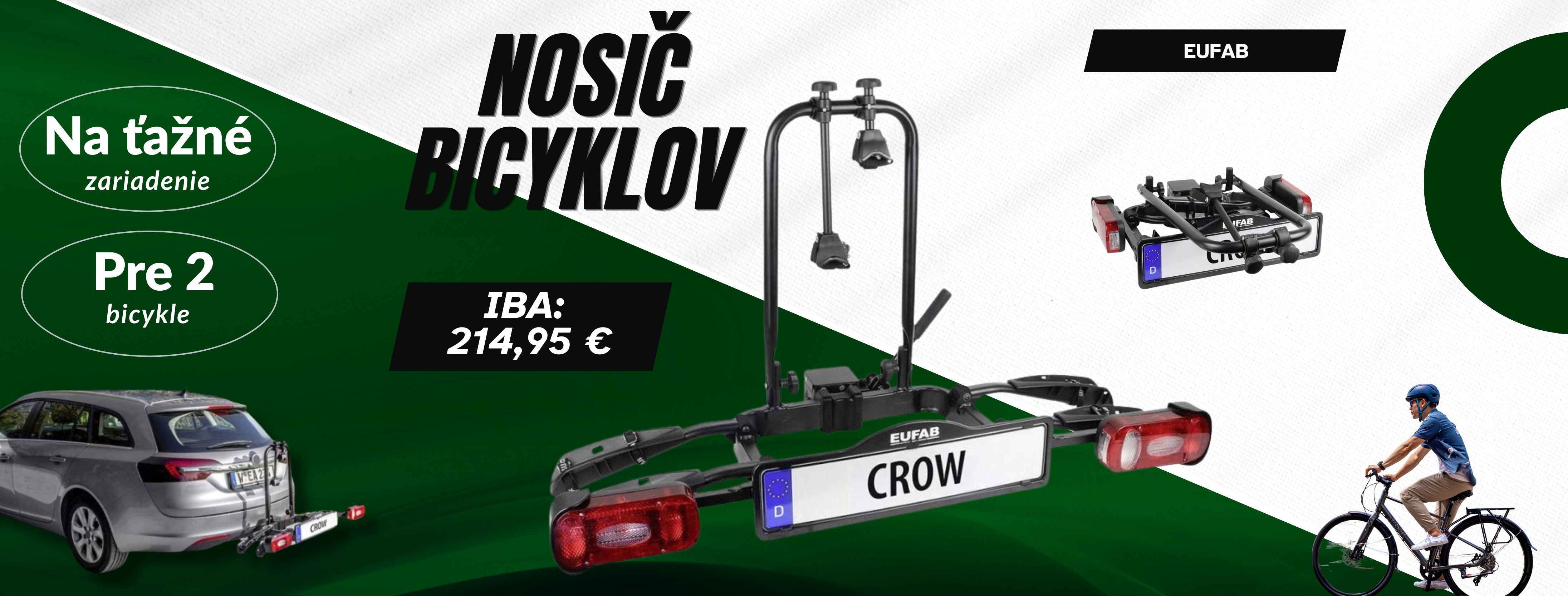 Eufab Crow nosič bicyklov
