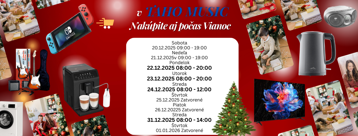 Otváracie hodiny počas Vianoc 2025