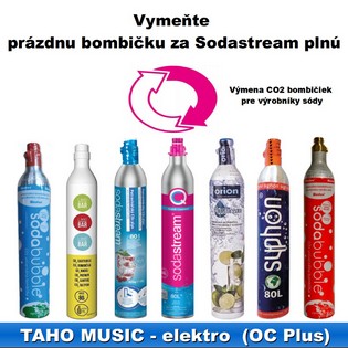 Sodastream výmena CO2 bombičiek na predajni