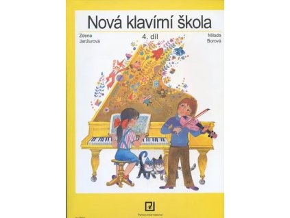 Kniha Janzurova Nova klavirna skola 4 diel