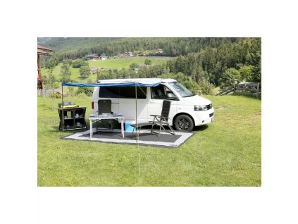 Brunner Balmat koberec do predstanu 250x500cm šedá biela 01