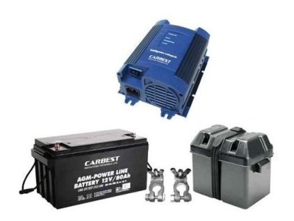 Carbest Set bateria nabijacka box