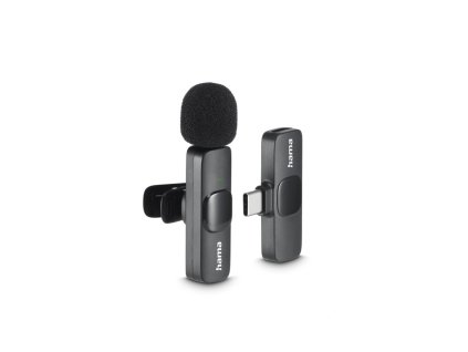 Hama bezdrôtový klopový mikrofón Lavalier Smart Wireless 02