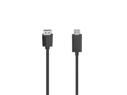 Hama kábel DisplayPort na HDMI, 1,5 m, UHD 4K 01