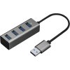 Yenkee YHB 4300 Kovový Hub 4xUSB