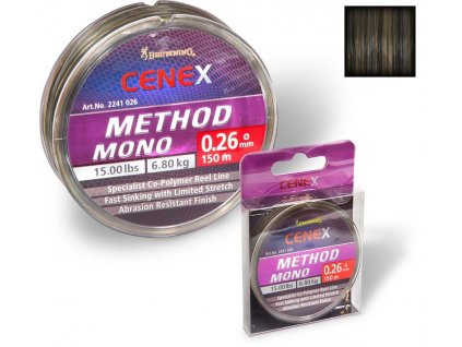 Vlasec na method feeder Browning Cenex Method Mono 150 m (cenex 0,20mm 3,65kg)