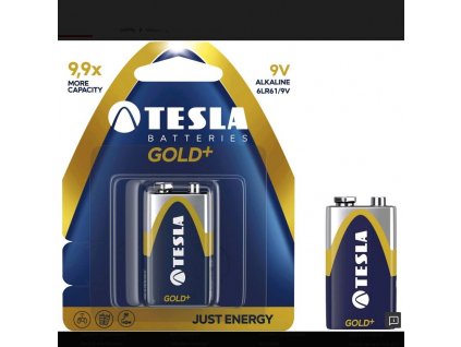 13181 1 baterie tesla 9v gold