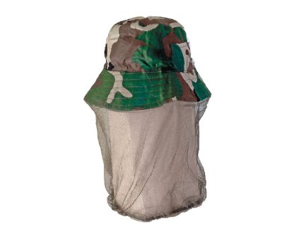 Klobouk se sítí - maskáč