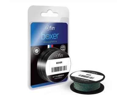 Pletená šňůra na sumcové návazce fin BOXER (Průměr 0,50mm 41,7kg)