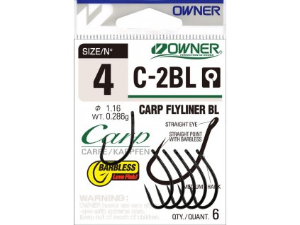 Háček OWNER C-2BL Barbless