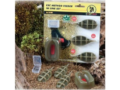 Extra Carp Method Feeder Set 20,30,40g + formička