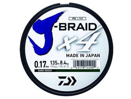 Daiwa J-Braid X4 (J-Braid X4 0,07mm 2,6kg)