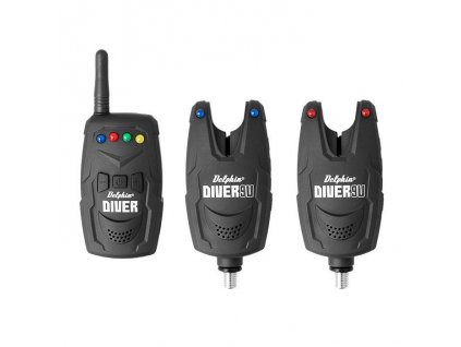 Delphin set rybářských signalizátorů Diver 9V 2+1