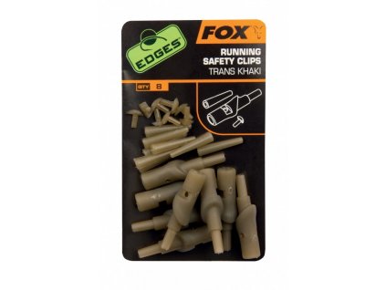 FOX Edges Running Safety Clip - trans khaki