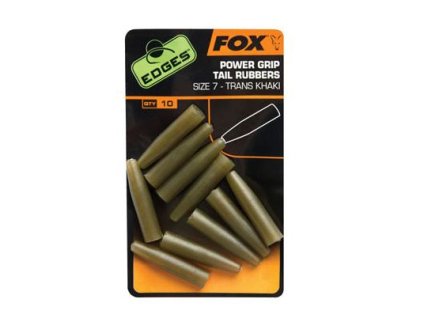 Fox Edges Lead Clip Tail Rubbers size 7