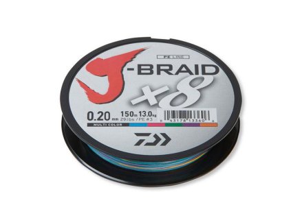 Daiwa J-Braid X8 Multicolor