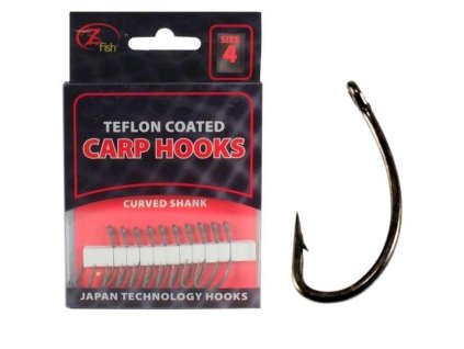 Teflonové Háčky Zfish Curved Shank