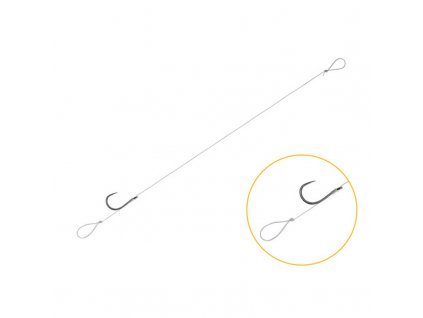 Feederový návazec Delphin FLR Loop 6ks