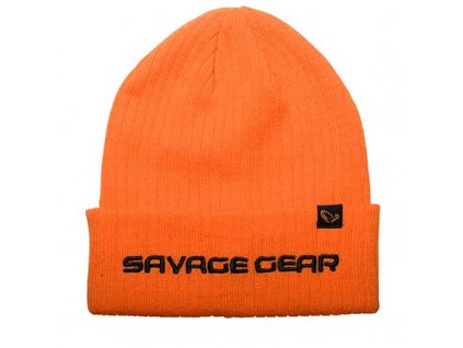 Pletená čepice SAVAGE GEAR oranžová