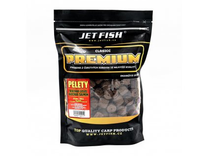 Jet Fish Premium Clasicc pelety 700g - 18mm (Příchutě Jahoda/Brusinka)