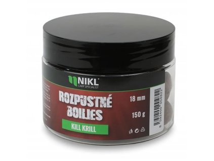 Karel Nikl rozpustné boilies 150g 18mm (Příchutě Scopex/Squid)