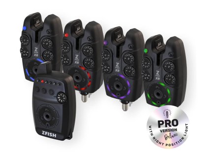 zfish sada hlasicu bite alarm set zx8 pro 4 1
