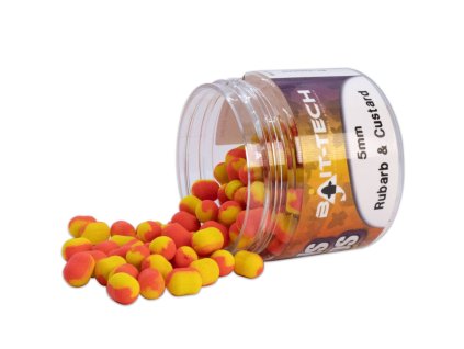 66018 bait tech duo col criticals wafters rhubarb and custard 5 mm 50 ml